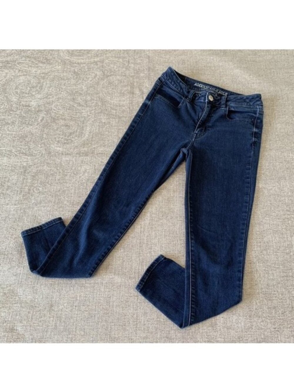 American Eagle Hi-Rise Jegging Size 4 Short Super Stretch Denim Jeans